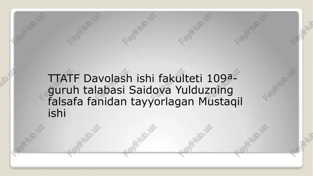 islom madaniyatining o'ziga xosligi — PPTX
