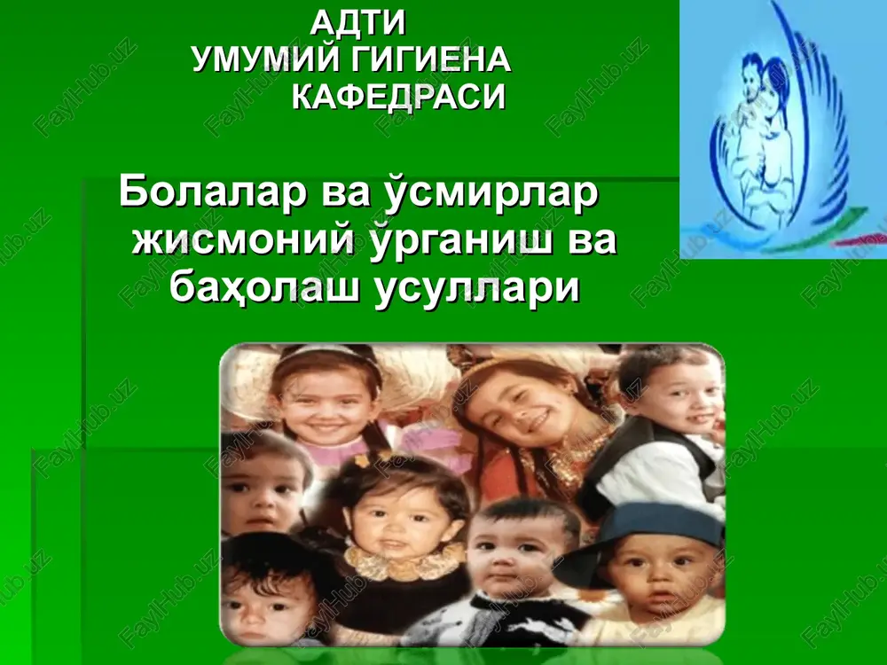 salomatlik — PPT