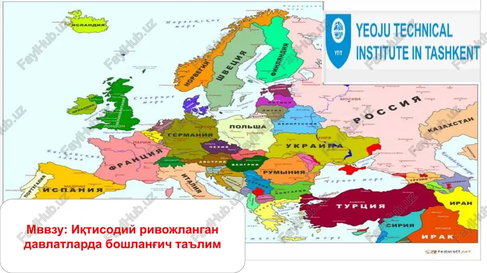iqtisodiy rivojlangan davlatlarda boshlang'ich ta'lim — PPT