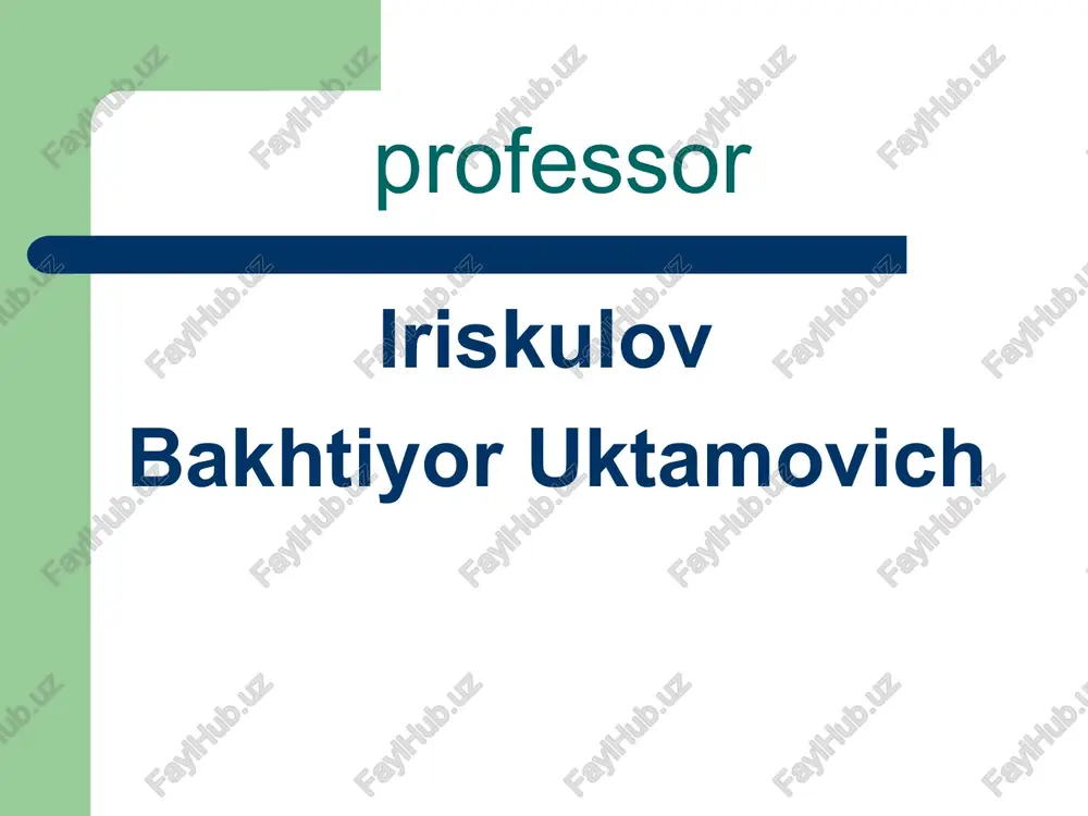 patofiziologiya — PPT