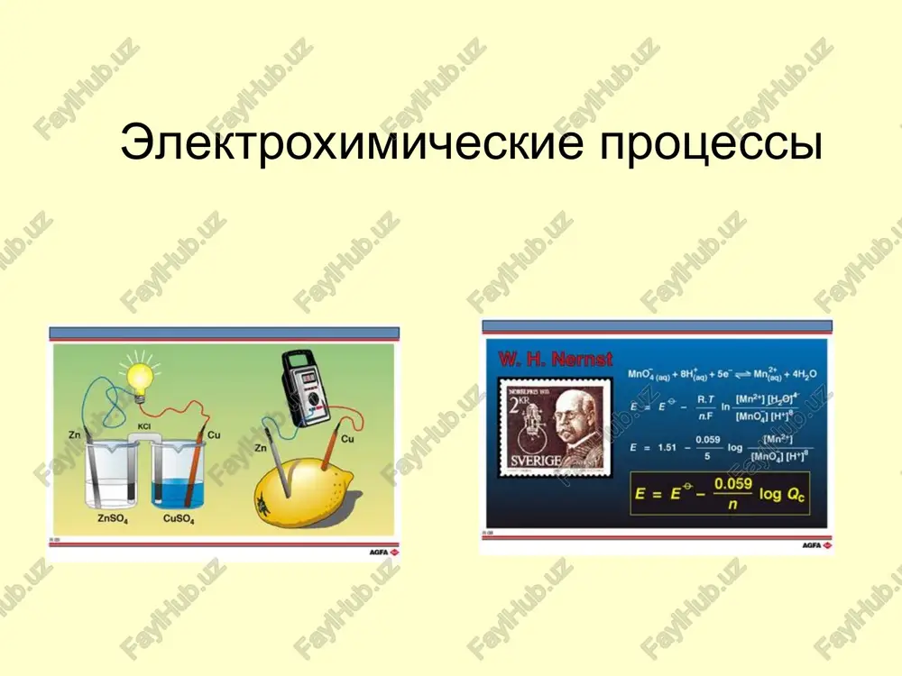 elektroximicheskie protsessi — PPT