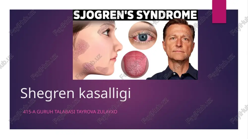 shegrenkasalligi — PPTX