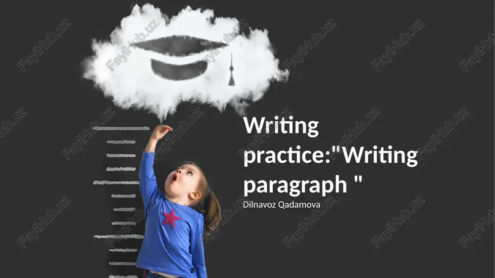 writing paragraph — PPTX