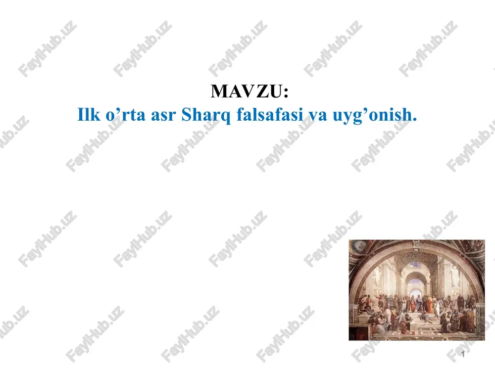 qadimi sharq falsafasi — PPT