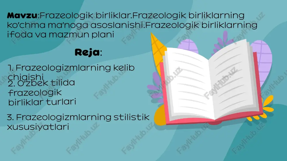 frazeologik birliklar — PPTX