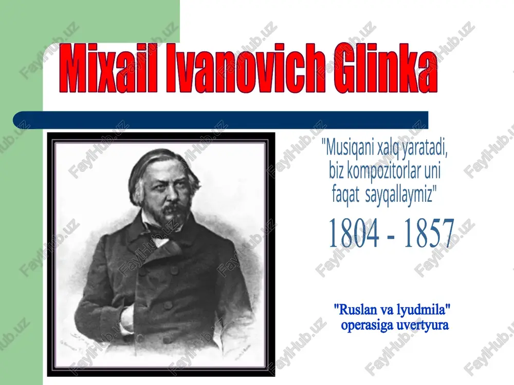 "ruslan va lyudmila" opera — PPTX