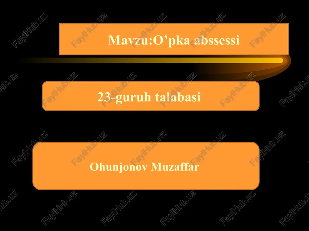 o’pka abssessi — PPT