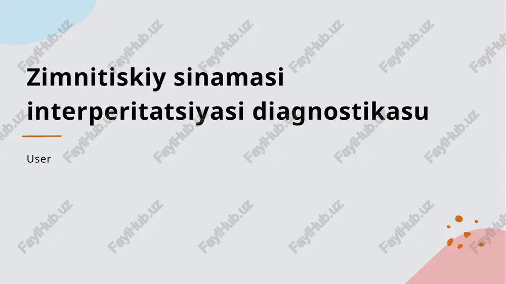 zimnitskiy test — PPTX