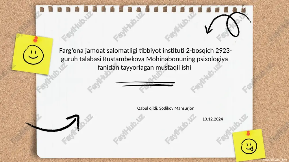 ta’lim oluvchilarga psixologik ta’sir korsatish yollari — PPTX