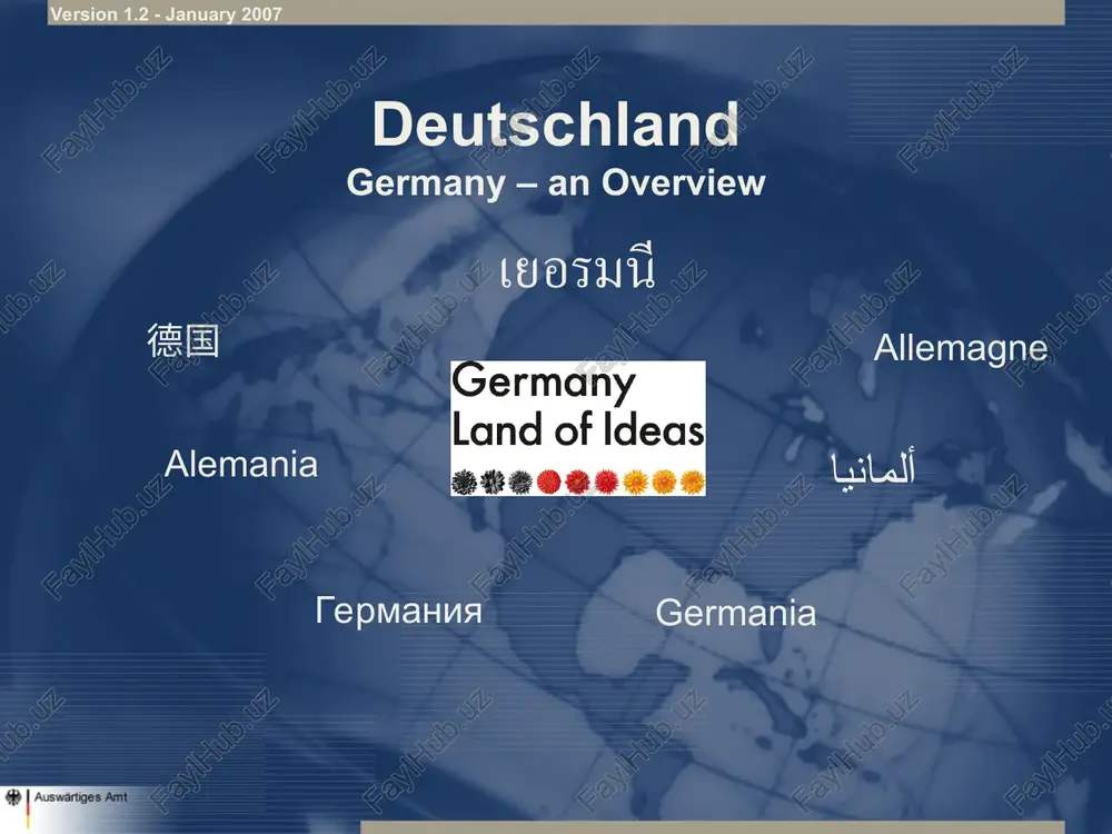 deutschland/germany – an overview — PPT