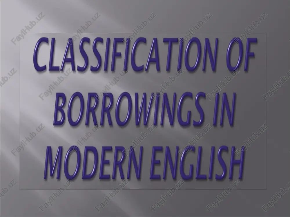 english history and its impact on vocabulary — PPT