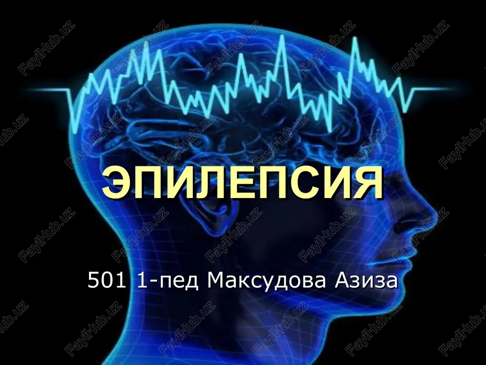 epilepsiya — PPT