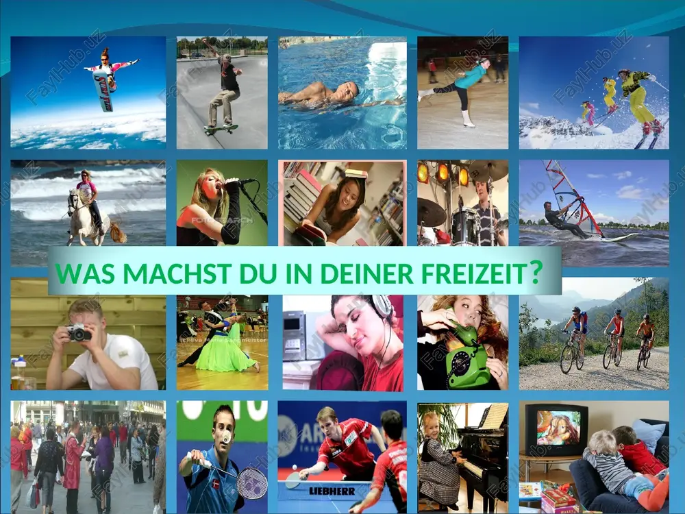 deiner freizeit — PPT