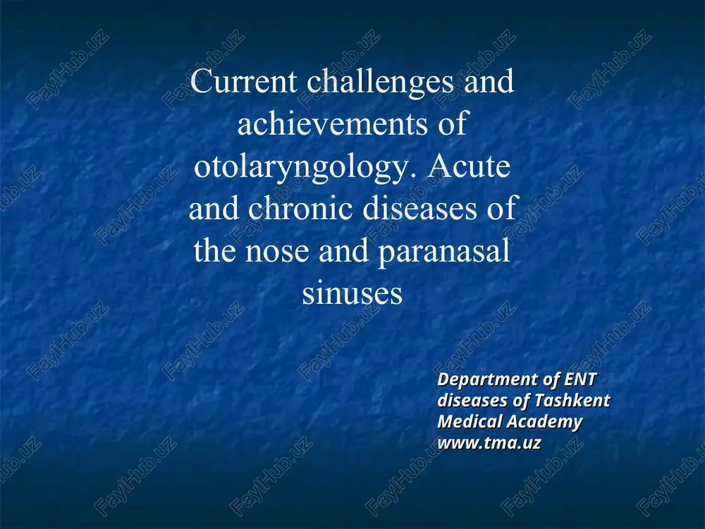 anatomy of external nose — PPT