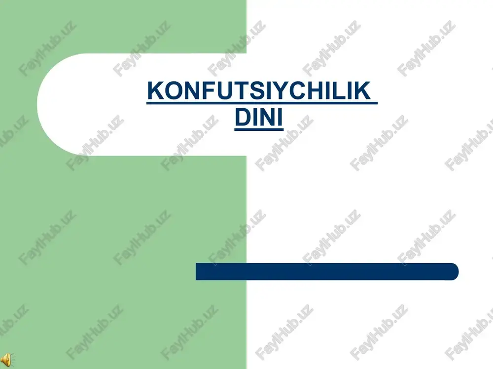 konfutsiychilik — PPT