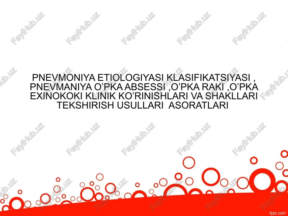 pnevmoniya — PPTX