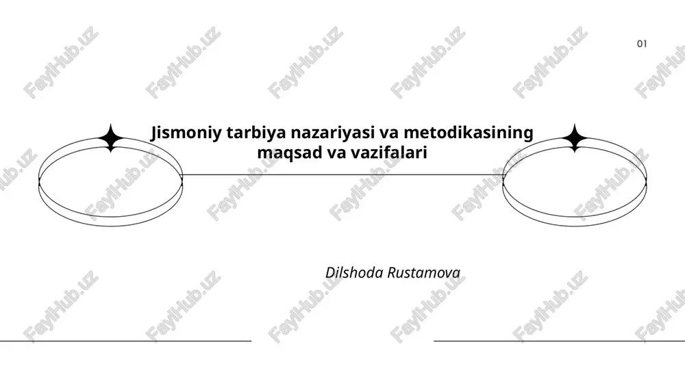 jismoniy tarbiya nazariyasi va metodikasi — PPTX