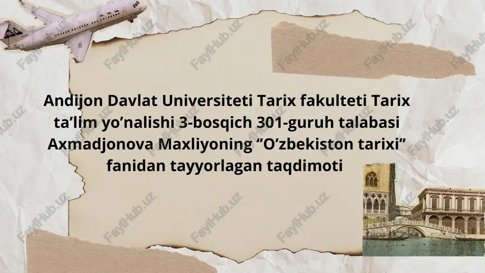 o'zbekiston tarixi 1946-1985 — PPTX