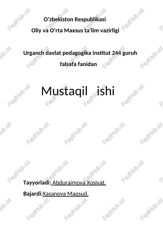 sa’nat estetikaning tatqiqot ob’ekti — DOCX