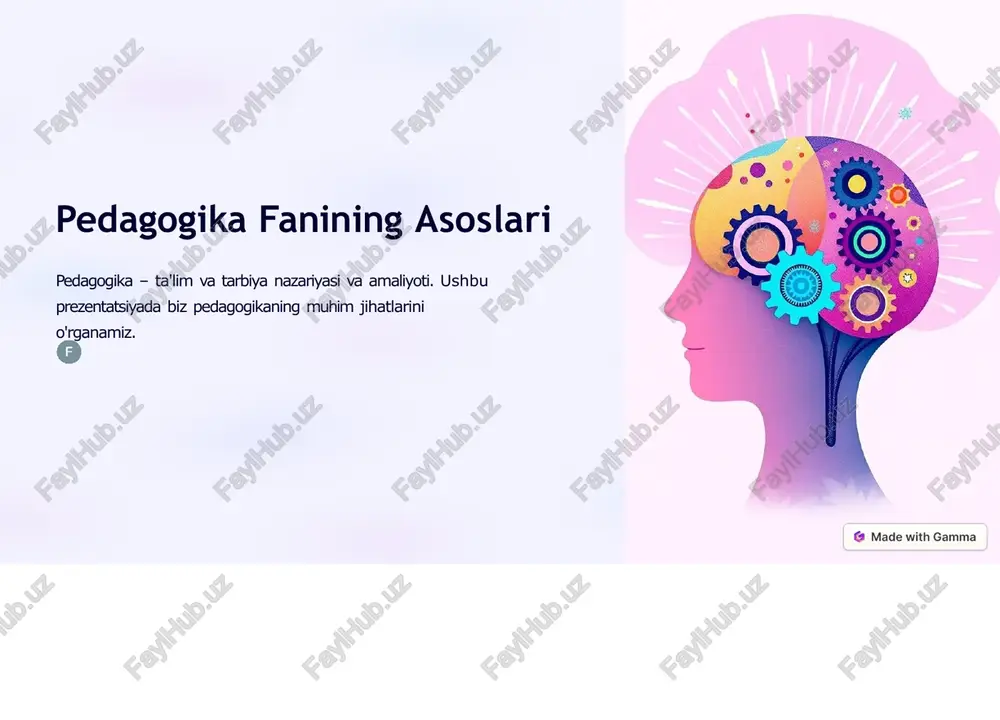 pedagogikafaniningasoslari — PPTX