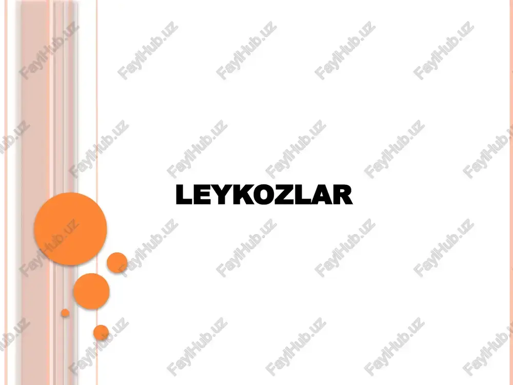 leykozlar — PPTX