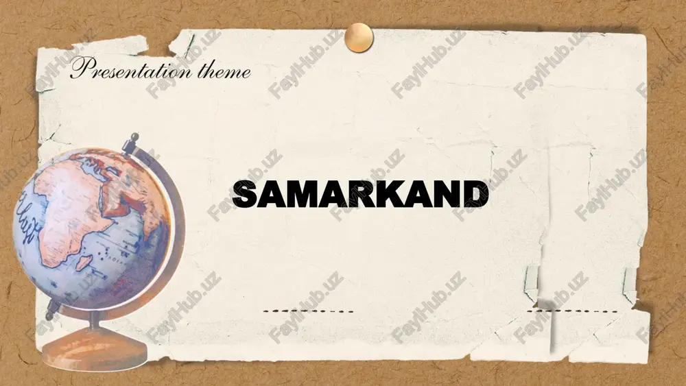 samarqand — PPTX