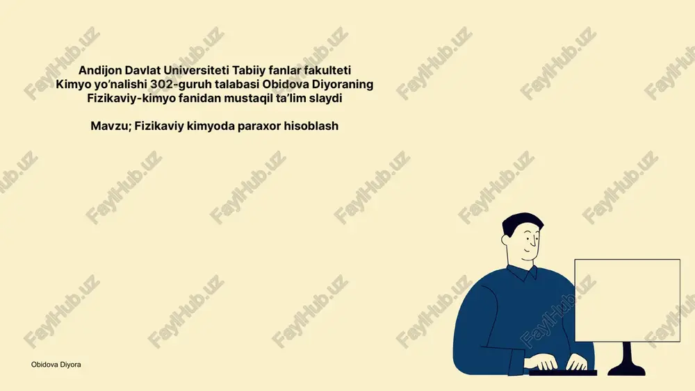 paraxorlarning asosiy tushunchalari va ahamiyati — PPTX