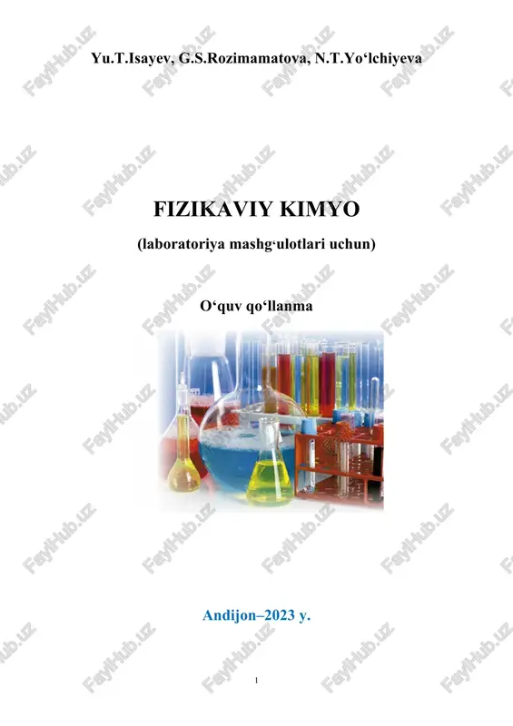 fizikaviy kimyo — DOC