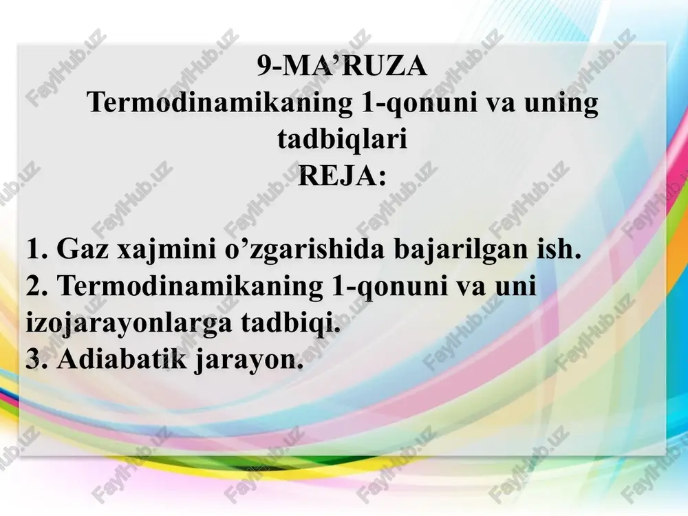 termodinamika — PPTX