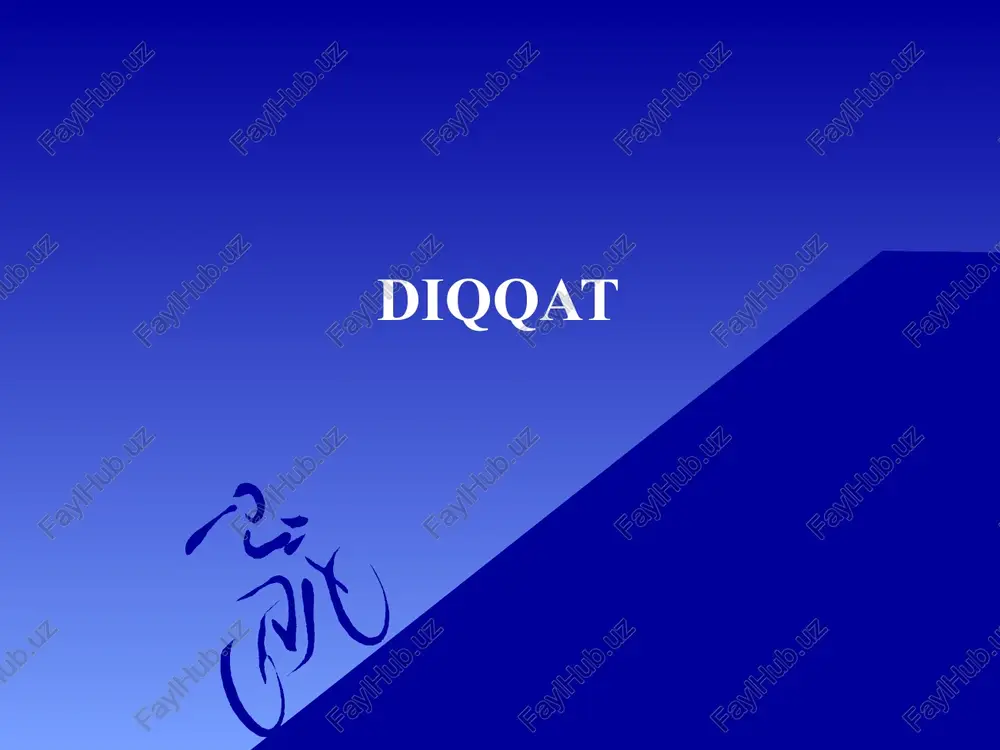diqqat nima — PPTX
