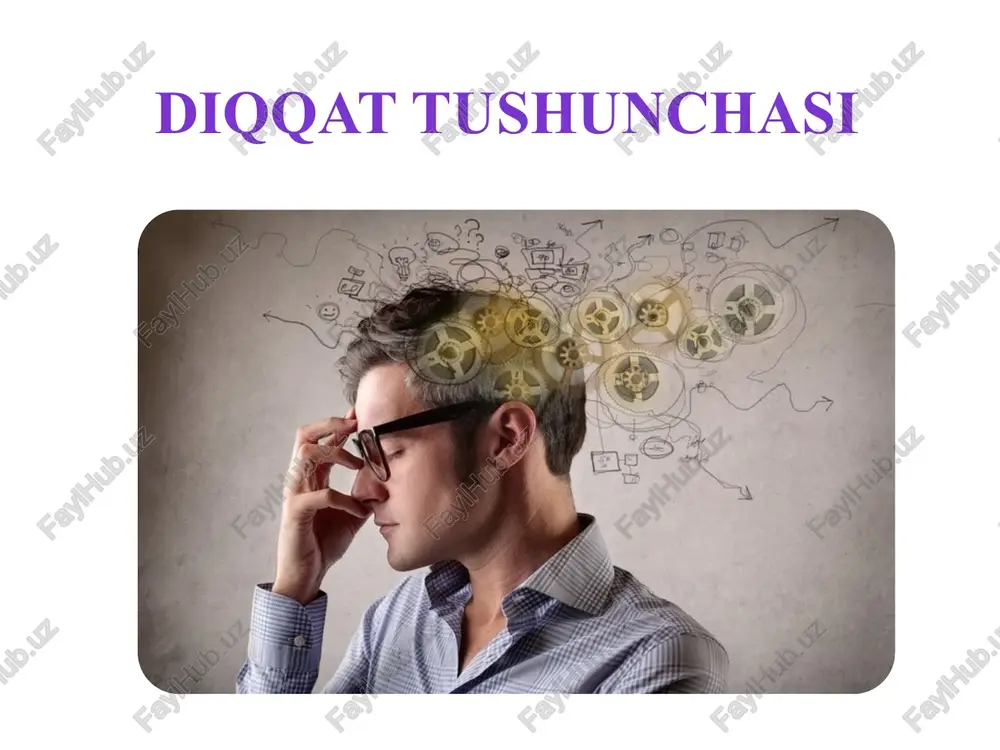 diqqat tushunchasi — PPTX