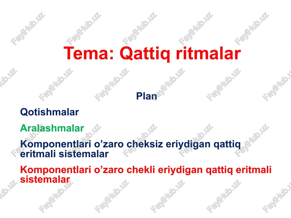 qattiqeritmalar — PPTX