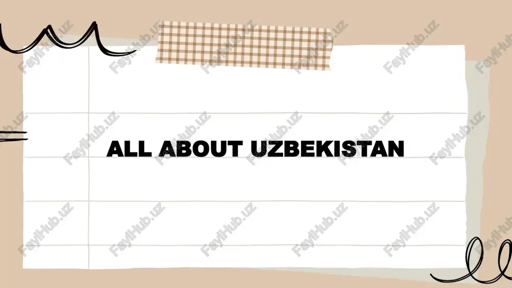 history of uzbekistan — PPTX