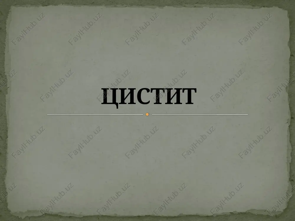 tsistit — PPTX