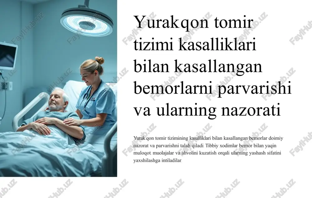 yurak-qontomir tizimi kasalliklari — PPTX