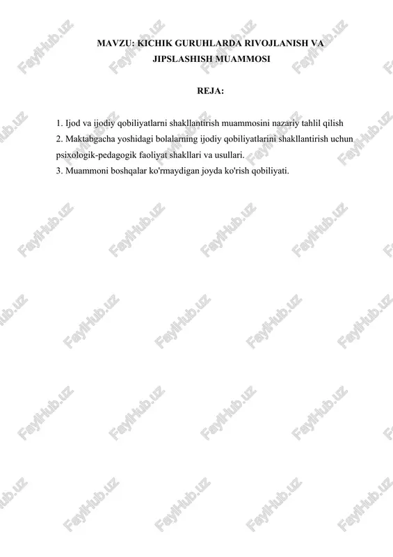 ijod va ijodiy qobiliyatlar — DOCX