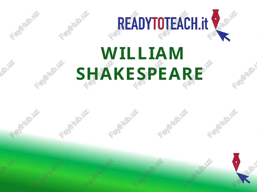 william shakespeare — PPTX