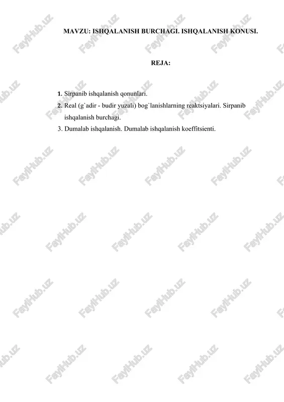 ishqalanish qonunlari — DOCX