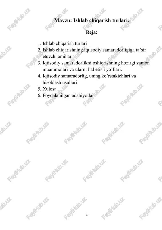 ishlab chiqarish turlari — DOCX