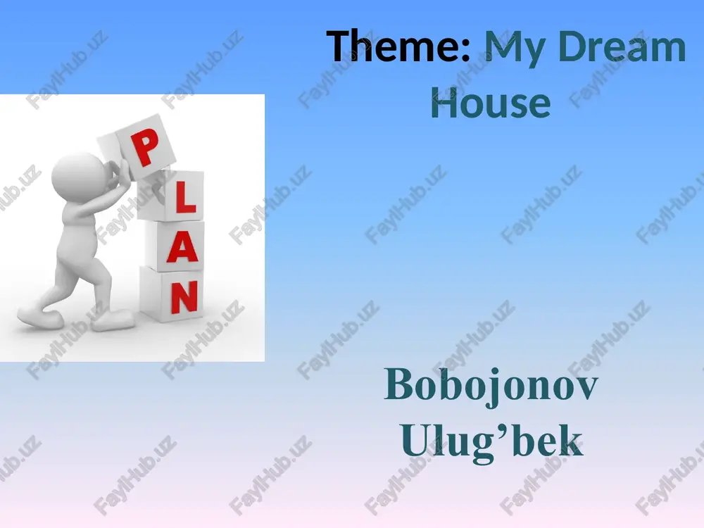 my dream house — PPTX