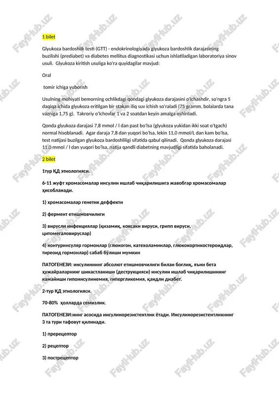 glyukoza bardoshlik testi (gtt) — DOCX
