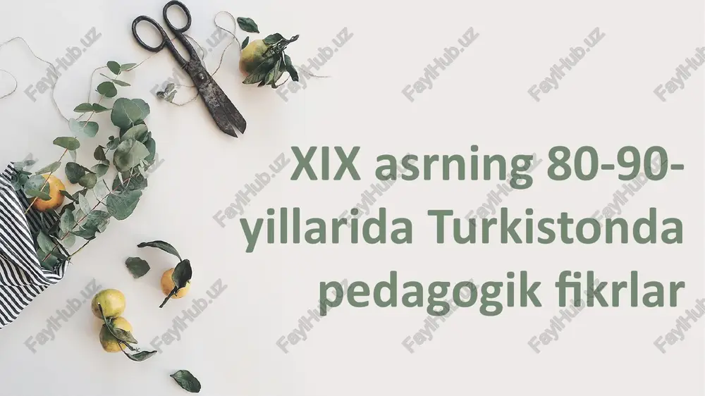 abdulla avloniyning maktablar ta’lim jarayoni — PPTX