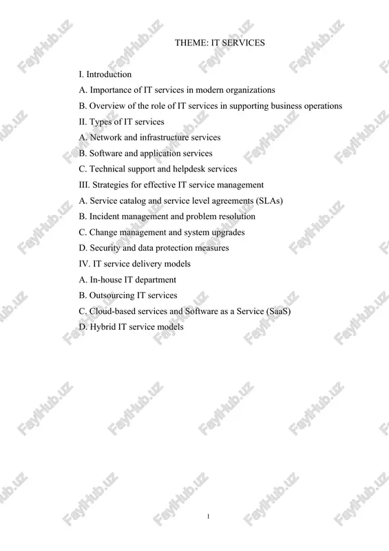 it services — DOCX