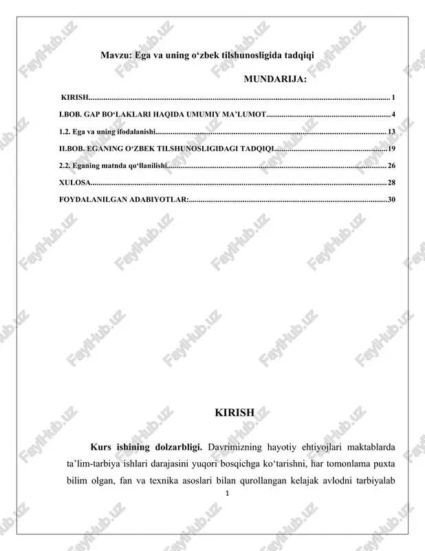 ega va uning o‘zbek tilshunosligida tadqiqi — DOCX