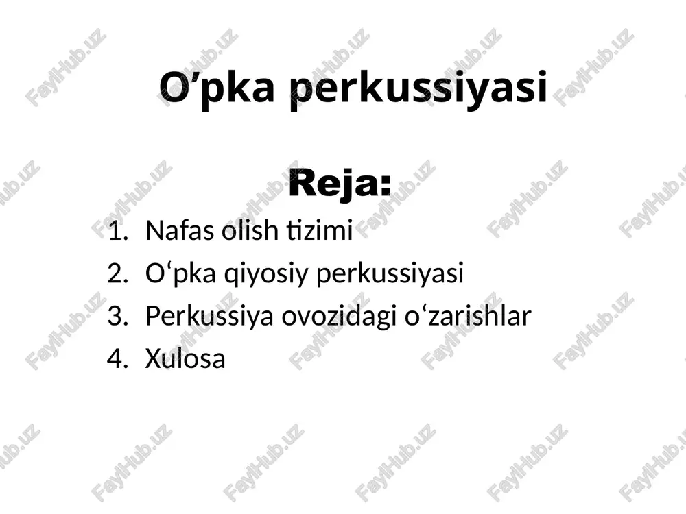 o’pkaperkussiyasi — PPTX