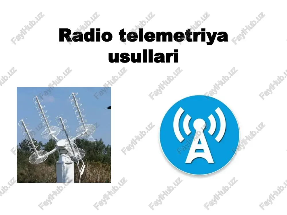 radiotelemetriyausullari — PPTX