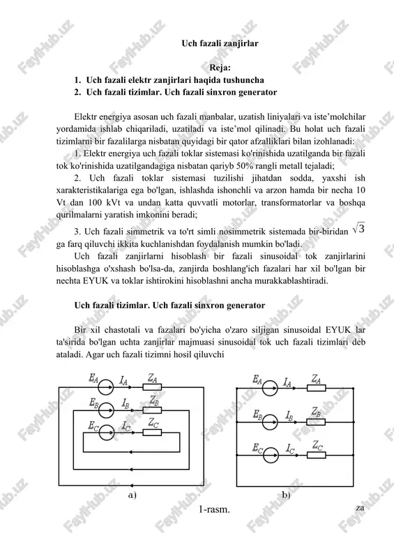 uch fazali zanjirlar — DOCX