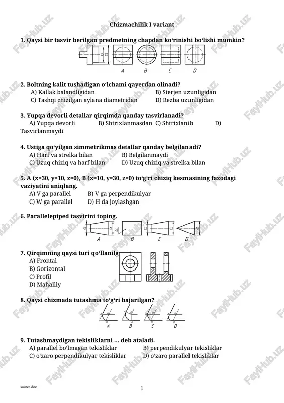 chizmachilik test — DOC