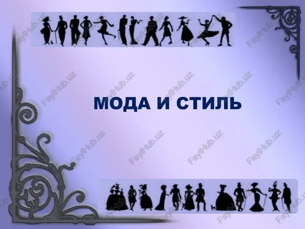 moda i stil — PPTX