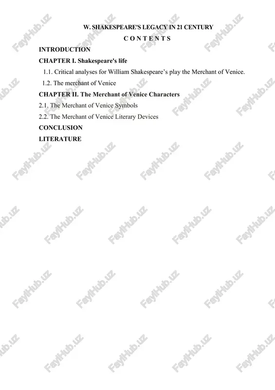 the merchant of venice — DOCX